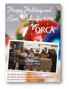 ORCA Holiday Message