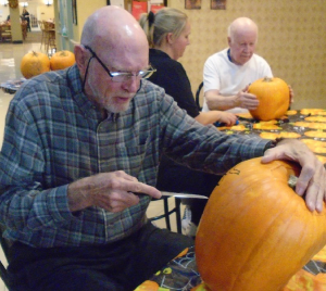 Pumpkin carving Roberta