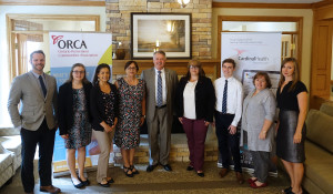 ORCA staff photo with Minister Flynn_lowres