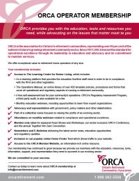 ORCA Operator Membership